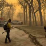 انتشرت حرائق الغابات في تكساس بانهاندل أكثر من 500000 فدان مما أدى إلى عمليات الإخلاء