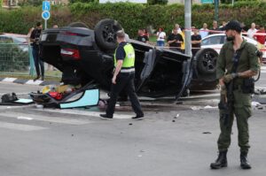 إصابة وزير الأمن الإسرائيلي اليميني بن جفير في حادث سيارة