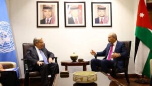 الصفدي وغوتيريش يبحثان الأوضاع في سوريا والأمن والاستقرار بالمنطقة - صحيفة الحرية